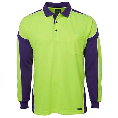 Apparels HI VIS Tradewear POLOS Adults HI VIS 4602.1 S/S ARM PANEL POLO - 6AP4S Perth Australia