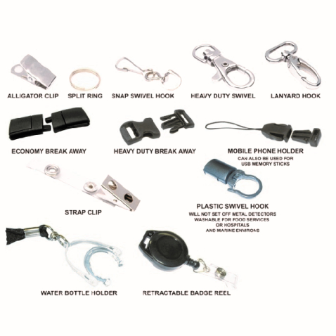 Custom Printed Standard Lanyard Attachments in Perth