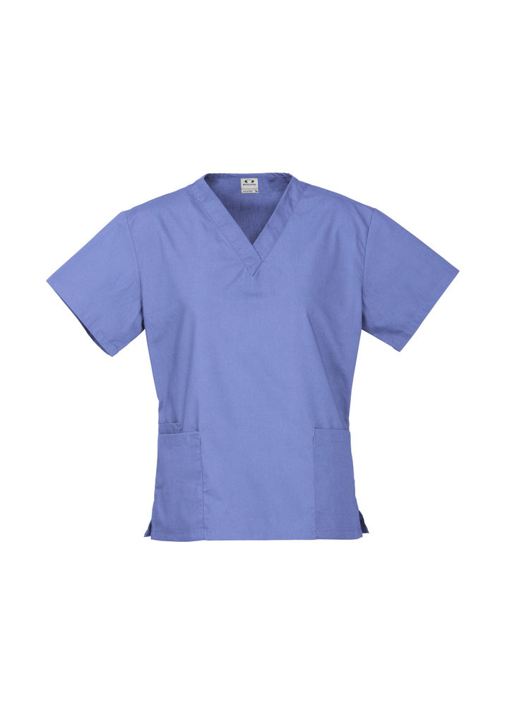 Get Mid Blue Ladies Classic Scrubs Tops Online in Perth, Australia