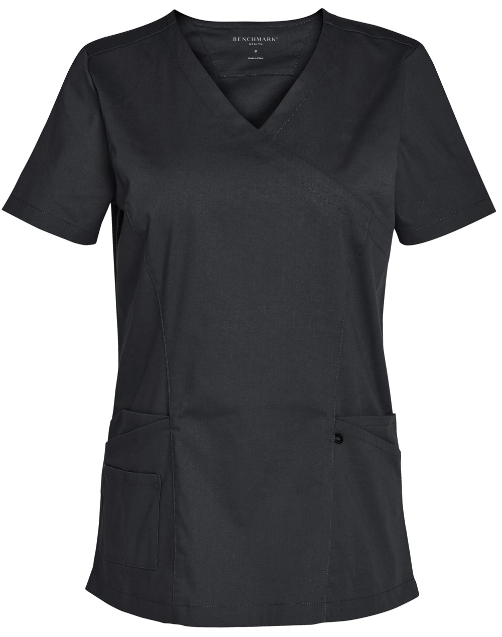 Buy Online Charcoal Ladies Scrub Top in Australia