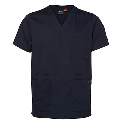 Personalised Navy Unisex Scrubs Top in Australia