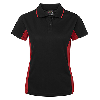 Promotional Corparate Custom Printed Apparels Polos Ladies PODIUM LADIES CONTRAST POLY POLO - 7LPP Perth Australia