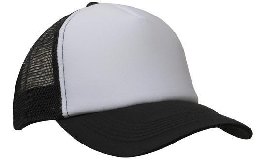 Bags Headwears Cotton and Other Fabrics Trucker Mesh Cap With Flat Peak - 3806 Perth Australia