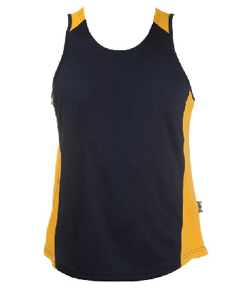 Personalised Black Ashe OC Mens Basketball Singlets in Australia