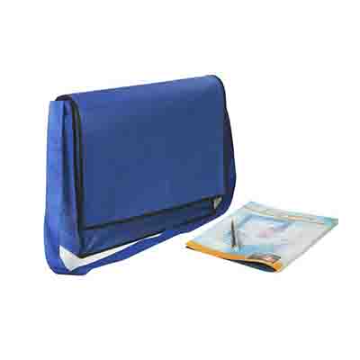 Buy Sky Blue Non Woven Flap Satchel Online in Perth
