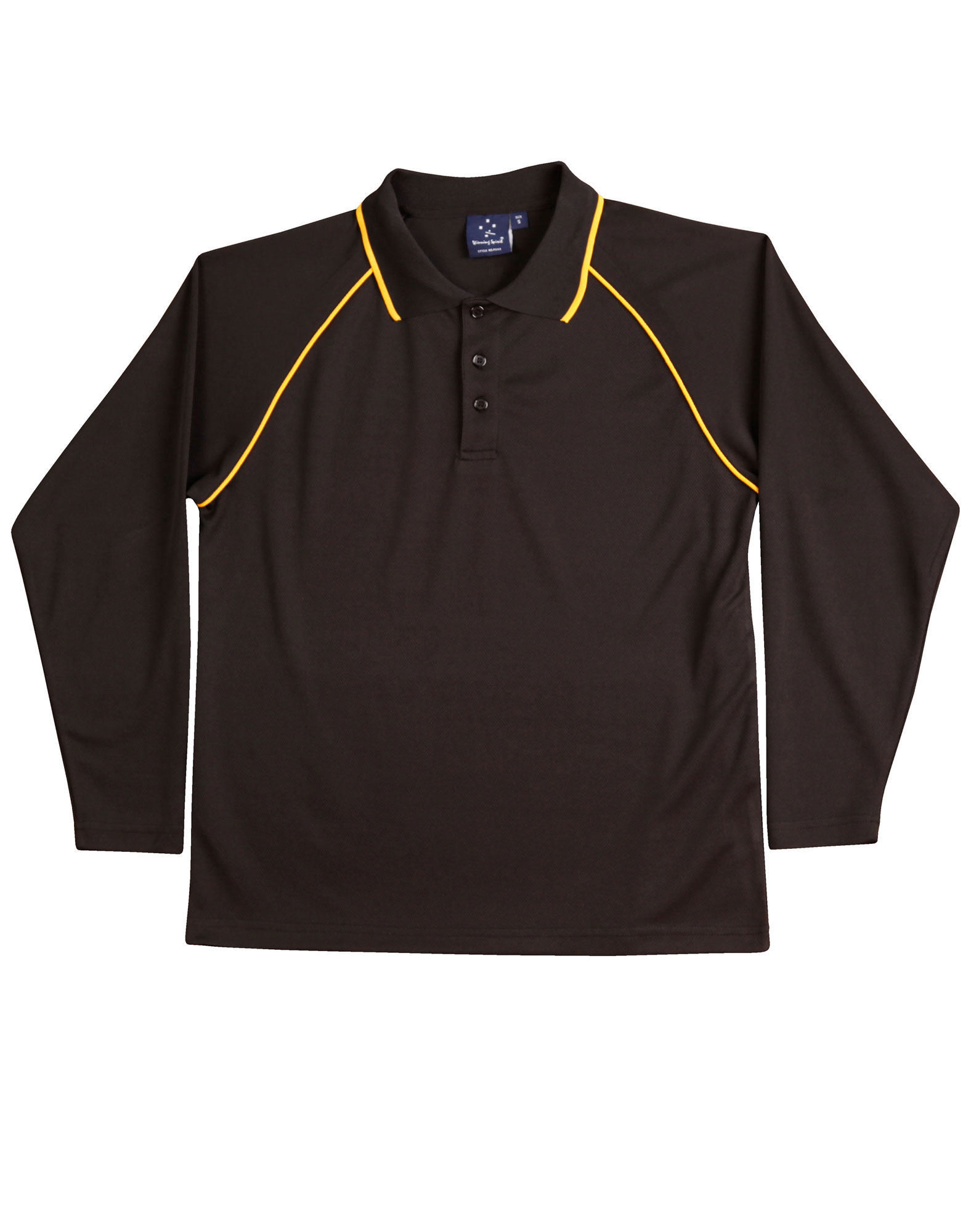 Champion Plus men's (Black, Red) back side Custom Design Polo Shirts Australia