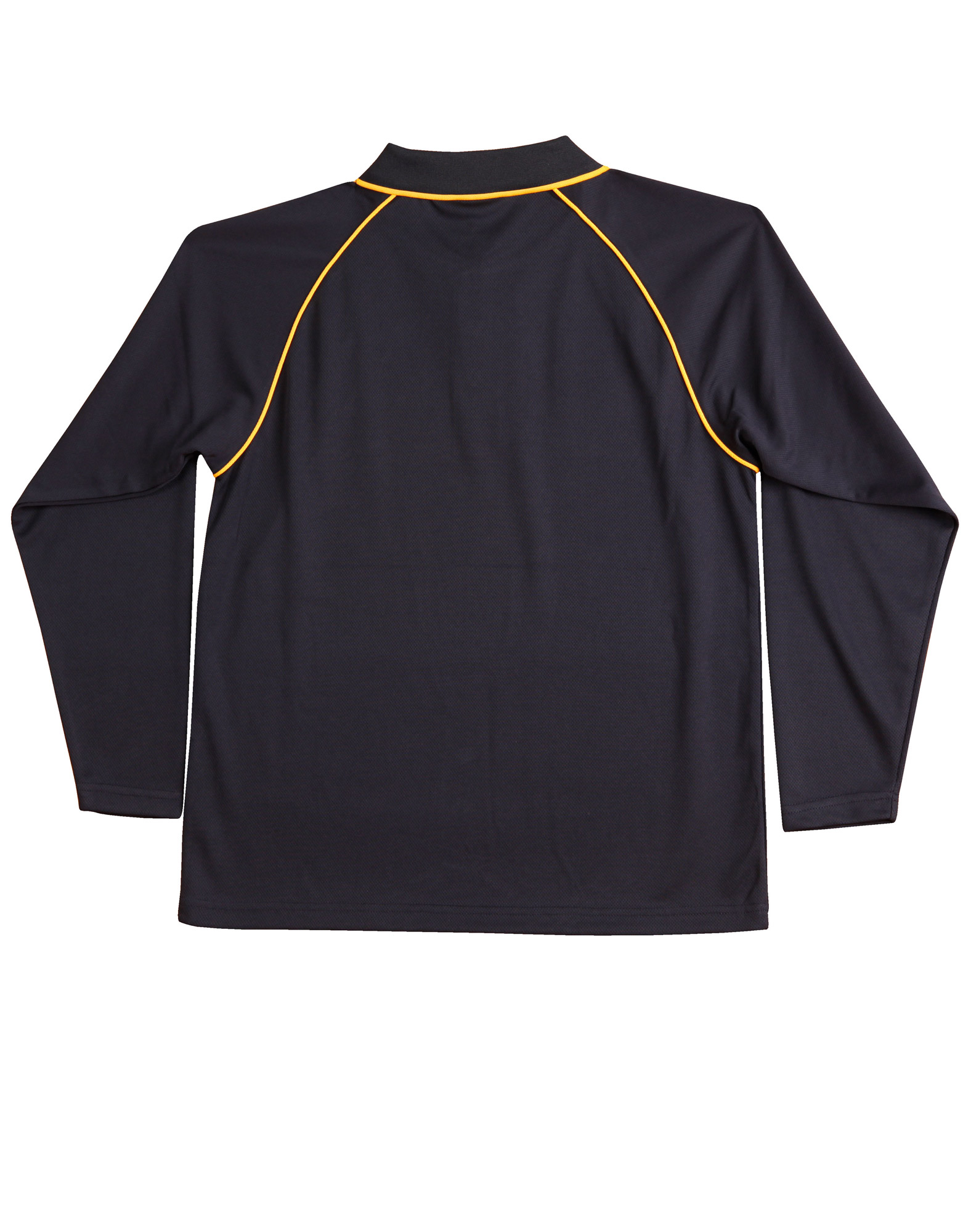 Champion Plus men's (Navy, Gold) back side Custom Design Polo Shirts Australia