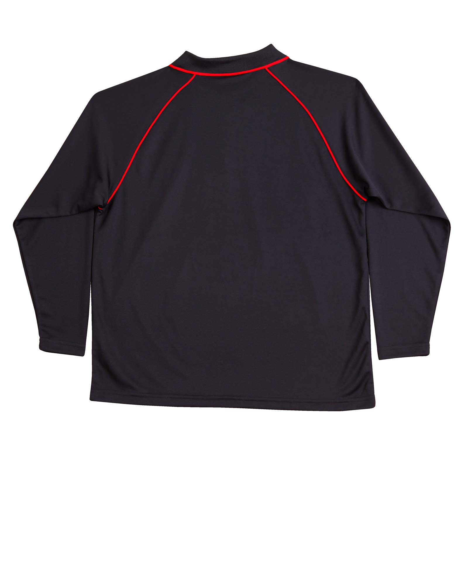 Champion Plus men's (Navy, Red) back side Custom Design Polo Shirts Australia