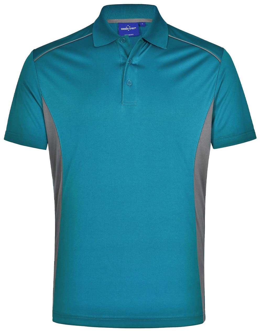 Custom (Royal White) Pursuit Contrast Polo Shirt Mens Online Perth Australia