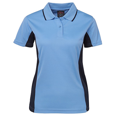 Promotional Corparate Custom Printed Apparels Polos Ladies PODIUM LADIES CONTRAST POLY POLO - 7LPP Perth Australia