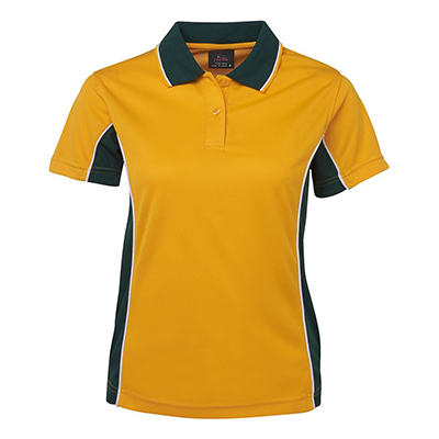 Promotional Corparate Custom Printed Apparels Polos Ladies PODIUM LADIES CONTRAST POLY POLO - 7LPP Perth Australia