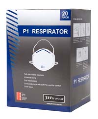 Apparels PPE RESPIRATORY BLISTER (5PC) P1 RESPIRATOR - 8C00 Perth Australia