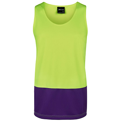 Apparels HI VIS Tradewear SINGLETS Adults Ladies 6HTS Perth Australia