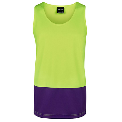 Apparels HI VIS Tradewear SINGLETS Adults Ladies 6HTS Perth Australia