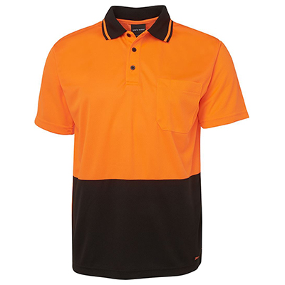 Apparels HI VIS Tradewear POLOS Adults HV 4602.1 NON CUFF TRAD POLO - 6HVNC Perth Australia