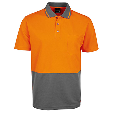 Apparels HI VIS Tradewear POLOS Adults HV 4602.1 NON CUFF TRAD POLO - 6HVNC Perth Australia