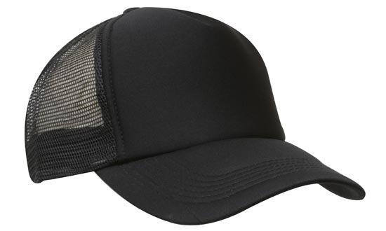 Bags Headwears Cotton and Other Fabrics Trucker Mesh Cap With Flat Peak - 3806 Perth Australia