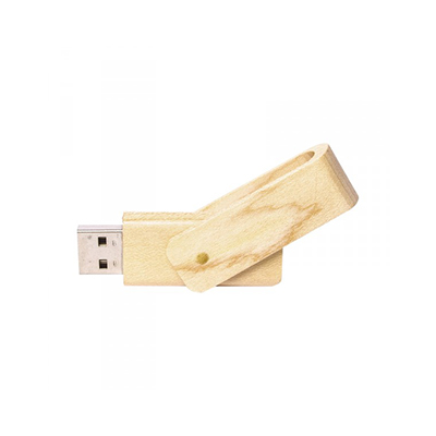 Custom Bamboo Swivel Flash Drives Online