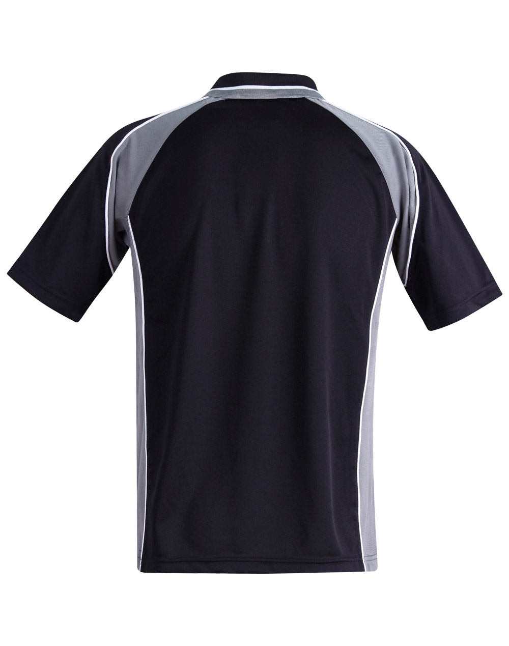 Custom (Black-Ash) Mascot Sublimated Polo Shirts Polyester Online Perth Australia