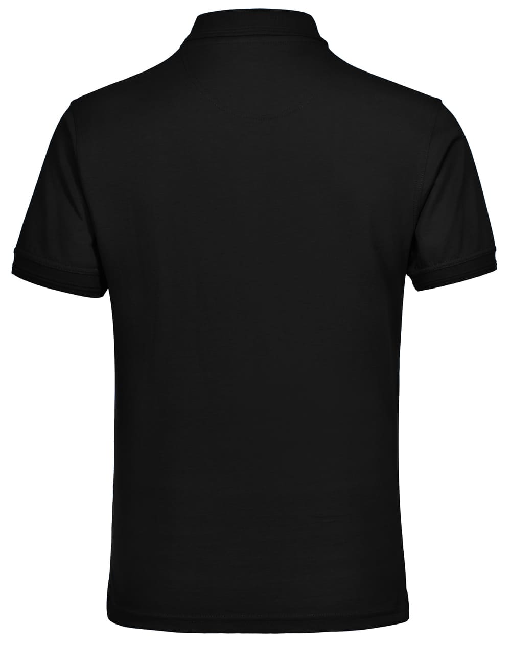 Custom (Black) Macquarie Unisex Contrast Cotton Kit Polos Online in Perth