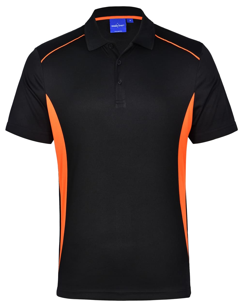Custom (Black Red) Pursuit Contrast Polo Shirt Mens Short Sleeve Online Perth Australia