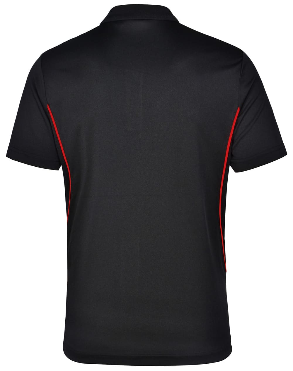 Custom (Black Red) Pursuit Contrast Polo Shirt Mens Polyester Online Perth Australia