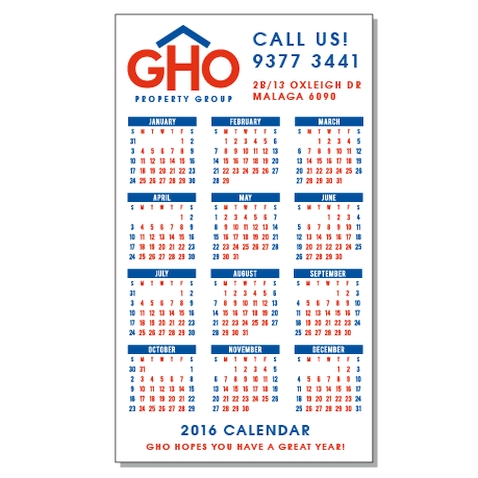 Order Custom Printed Calendar Magnets Online in Perth