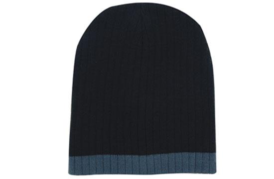 Promotional Corparate Custom Printed Bags Headwears BEANIES Two Tone Cable Knit Beanie - Toque Perth Australia