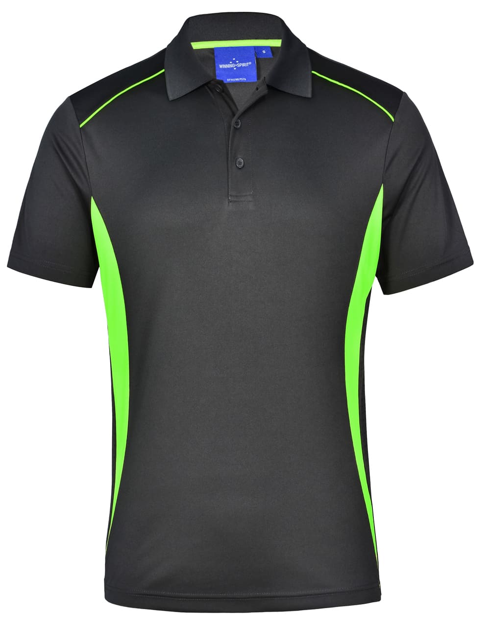 Custom (Ash Teal) Pursuit Contrast Polo Shirt Mens Short Sleeve Online Perth Australia