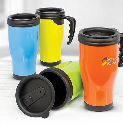 Printed Commuter Travel mugs in Perth
