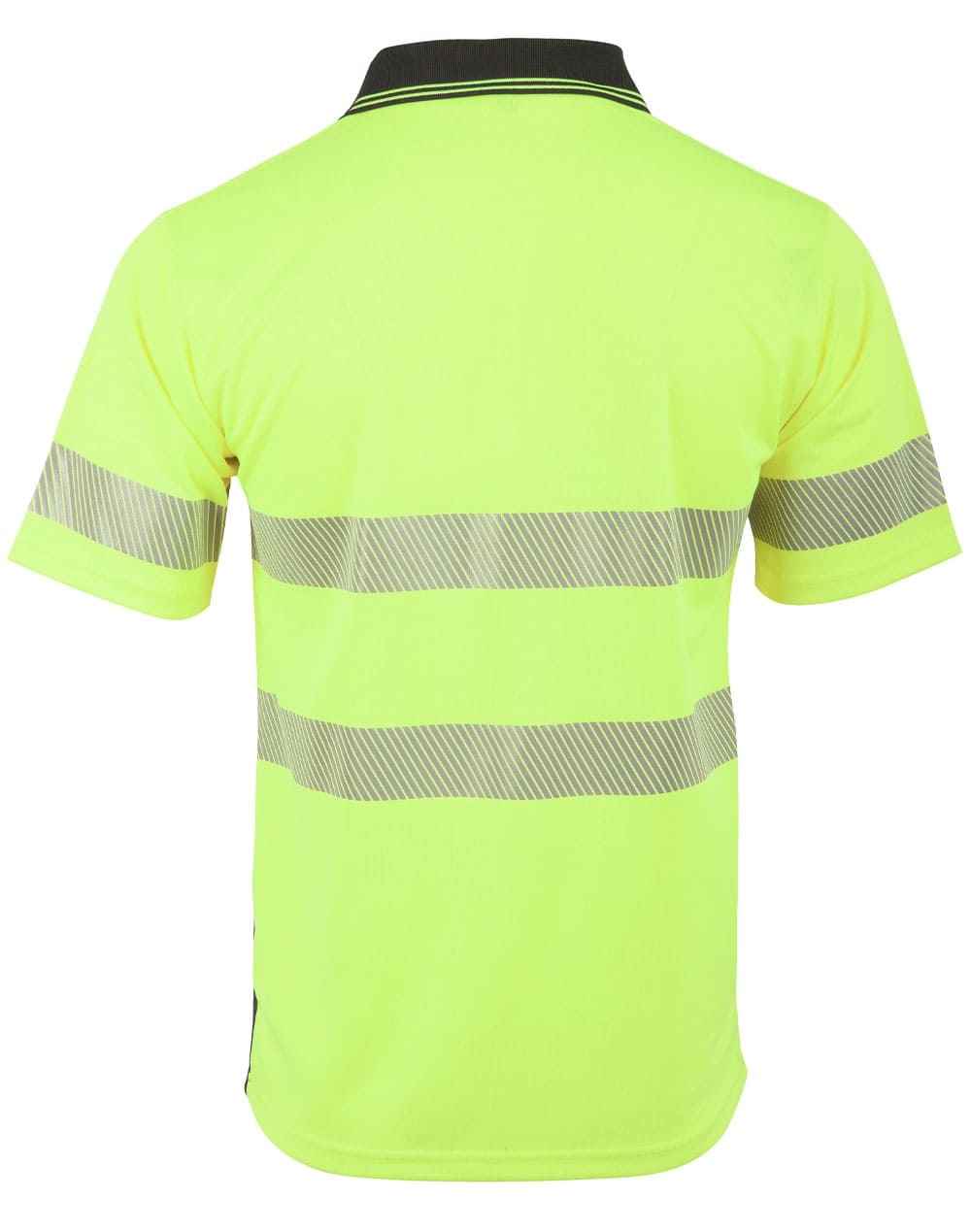 Custom Hi-Vis Polos (Yellow Navy) Unisex CoolDry Online in Perth Australia