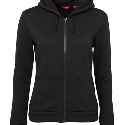 Printed Ladies P/C Full Zip Hoodie in Australia