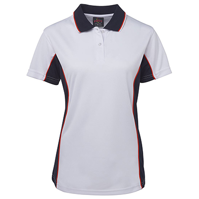 Promotional Corparate Custom Printed Apparels Polos Ladies PODIUM LADIES CONTRAST POLY POLO - 7LPP Perth Australia