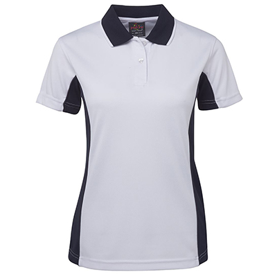 Promotional Corparate Custom Printed Apparels Polos Ladies PODIUM LADIES CONTRAST POLY POLO - 7LPP Perth Australia