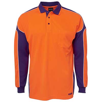 Apparels HI VIS Tradewear POLOS Adults HI VIS 4602.1 S/S ARM PANEL POLO - 6AP4S Perth Australia