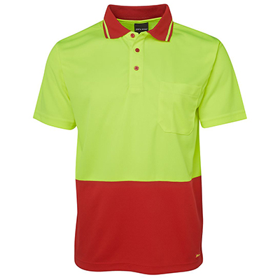 Apparels HI VIS Tradewear POLOS Adults HV 4602.1 NON CUFF TRAD POLO - 6HVNC Perth Australia