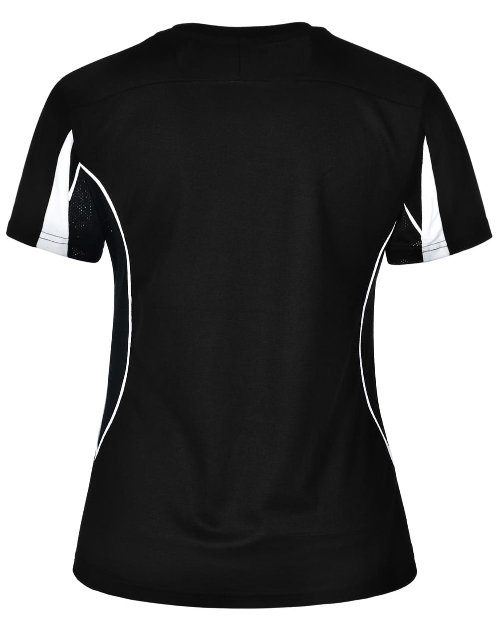 Custom Made (Navy White) Legend Ladies Short Sleeve Tee Shirts Online in Perth