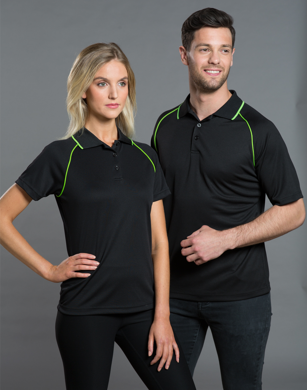 Custom Made Men's Champion Raglan Polo Shirts Online in Perth Australia