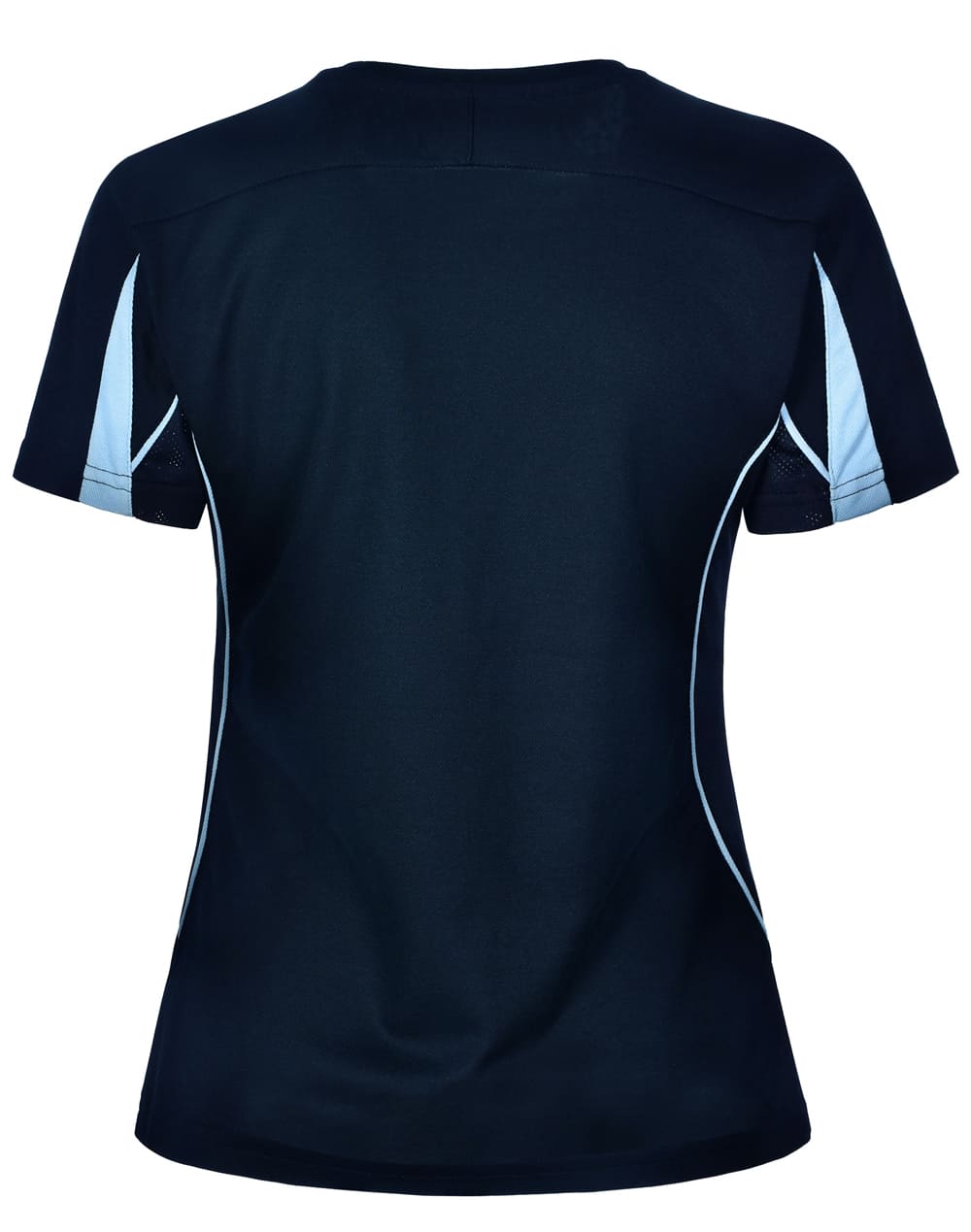 Custom Made (Black Aqua Blue) Legend Ladies Short Sleeve Tee Shirts Online in Perth