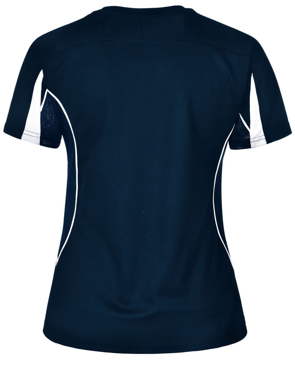 Custom Made (Navy Red) Legend Ladies Short Sleeve Tee Shirts Online in Perth