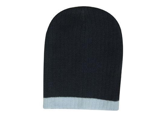 Promotional Corparate Custom Printed Bags Headwears BEANIES Two Tone Cable Knit Beanie - Toque Perth Australia