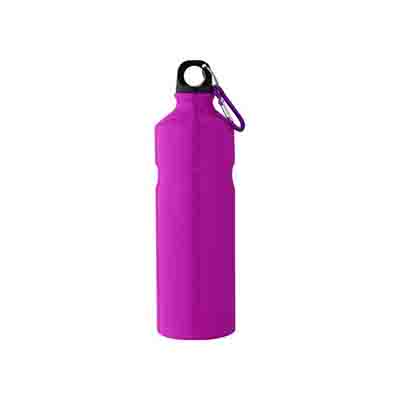 Printed Pink Aluminium 750ml Water Bottles in Australia