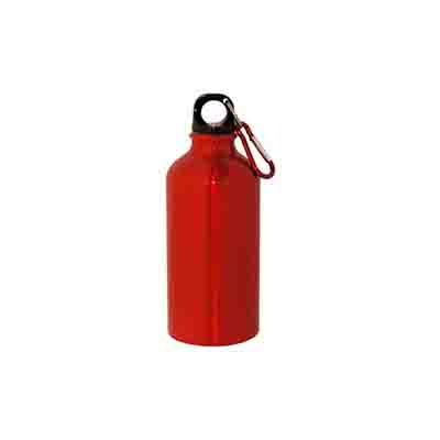 Custom Red Aluminium Water Bottles 500ml in Perth