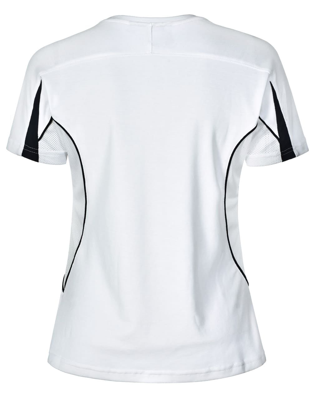 Custom Made (White Navy) Legend Ladies Short Sleeve Tee Shirts Online in Perth