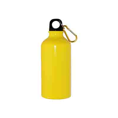 Personalised Yellow Aluminium Water Bottles 500ml in Australia