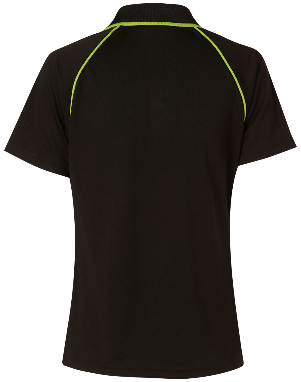 Custom Men's (Black, Lime) Champion Raglan Polo Shirts Online Perth Australia