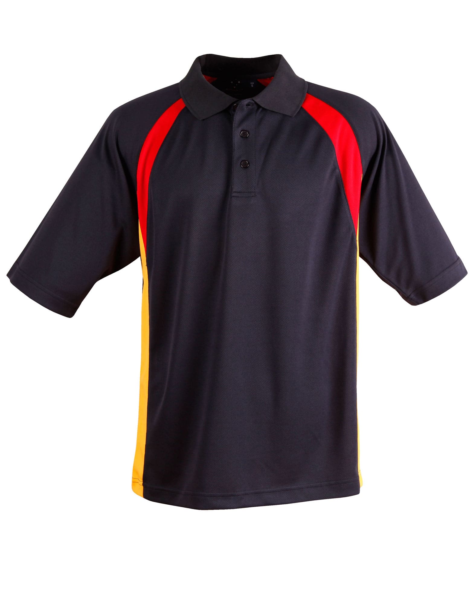Custom Mens (Navy White Gold) Short Sleeve Sports Online Perth Australia