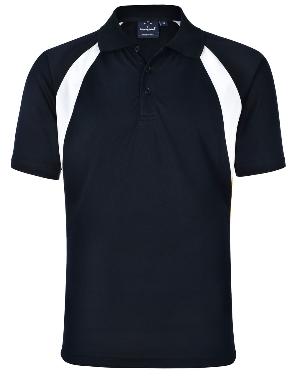Custom Made Mens (Navy White Gold) Short Sleeve Sports Online Perth Australia