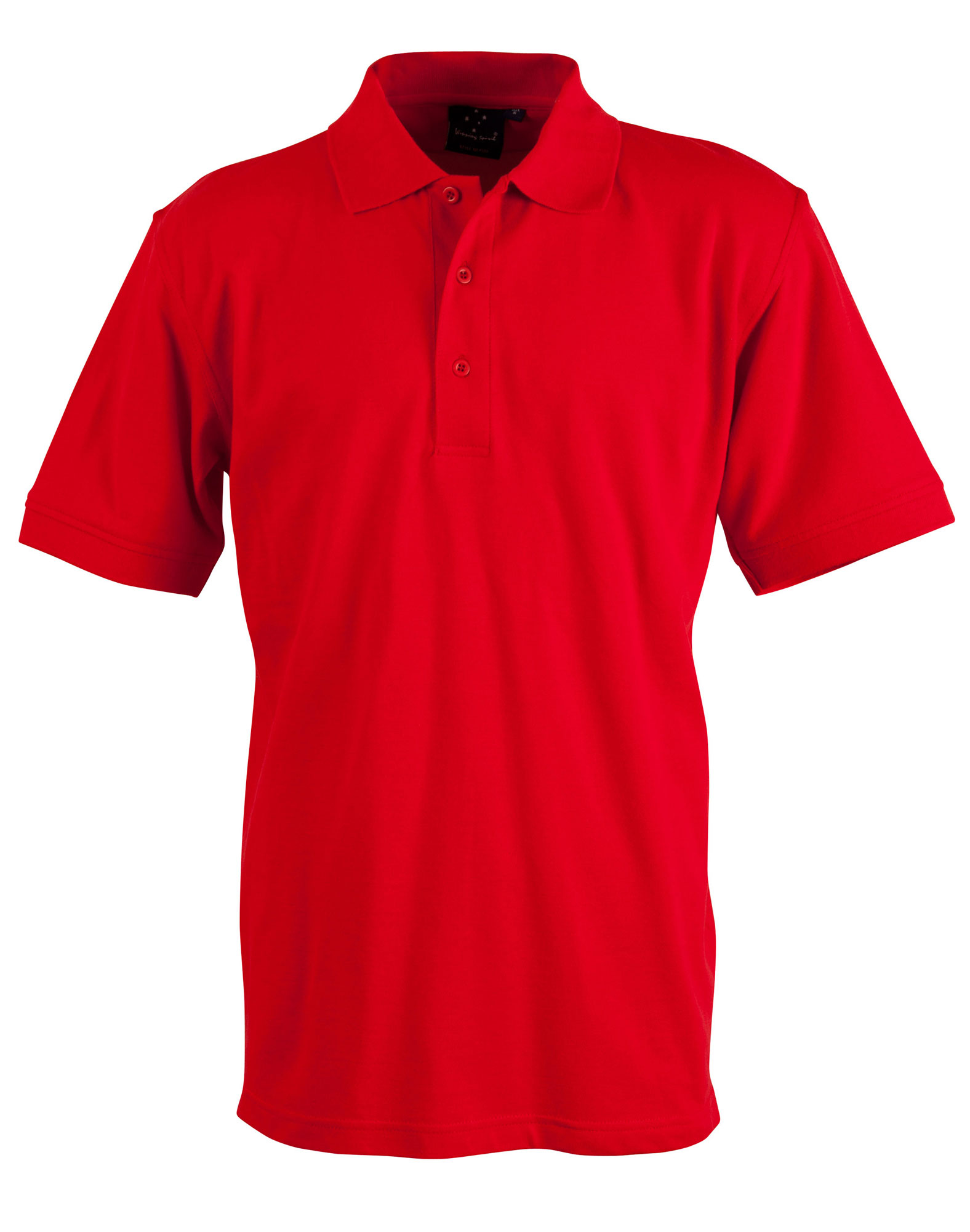 Custom Mens Pink Darling Harbour Cotton Stretch Polo Shirts backside Online Perth Australia