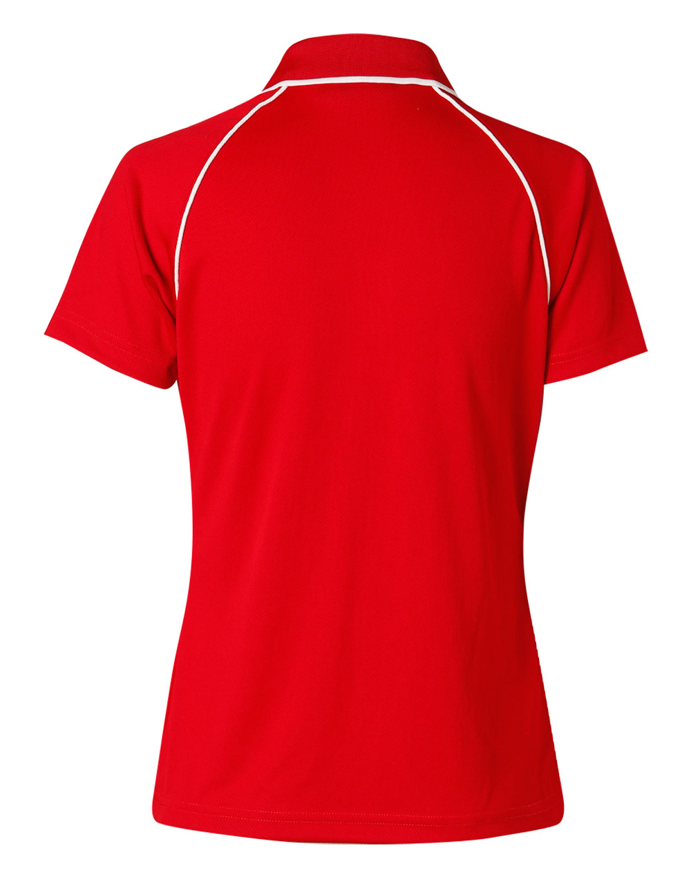 Custom Men's (Red, White) Champion Raglan Polo Shirts Online Perth Australia
